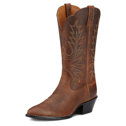 ARIAT WOMENS HERITAGE WESTERN R TOE BOOTS