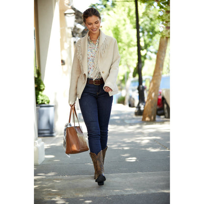 ARIAT WOMENS HERITAGE WESTERN R TOE BOOTS