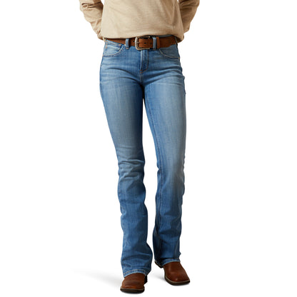 ARIAT WOMENS HIGH RISE BOOT CUT CAMELLIA GLENDALE JEANS