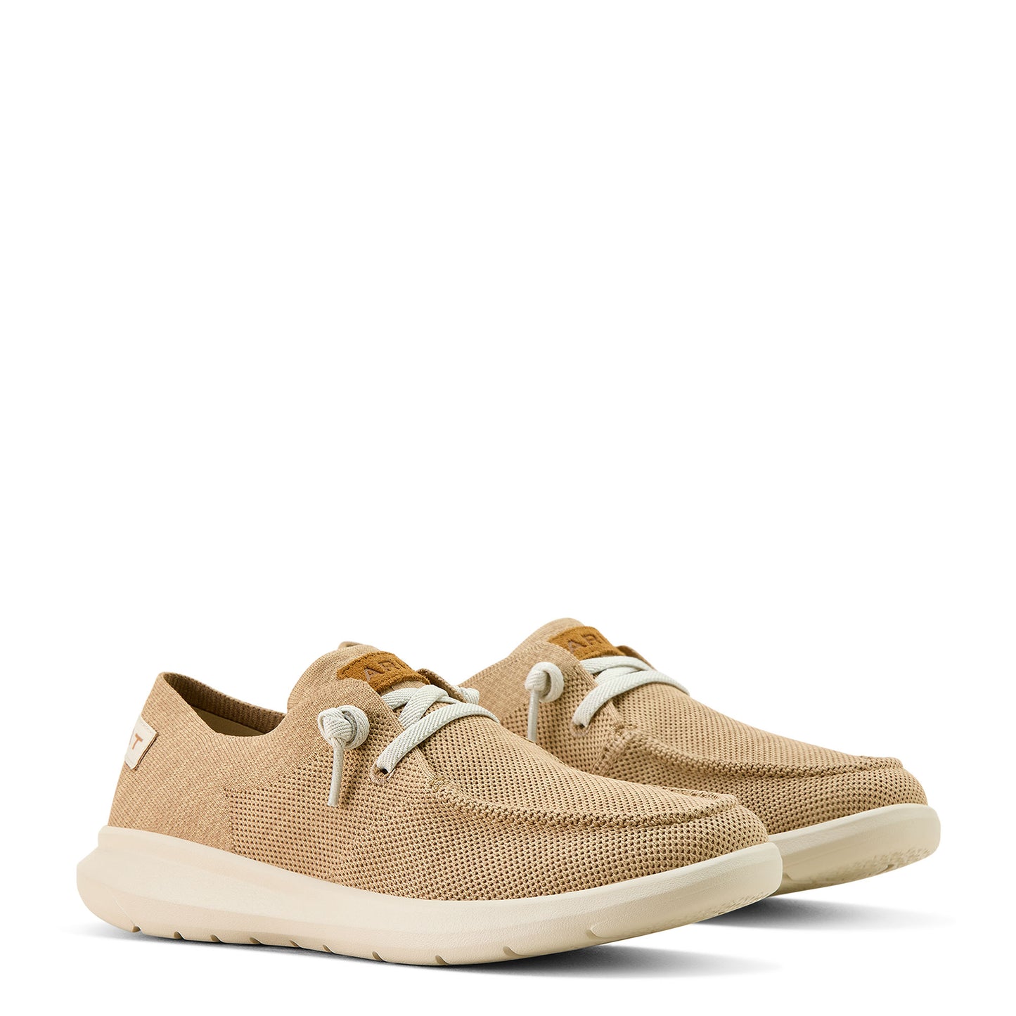 ARIAT WOMENS HILO HEATHERED TAN KNIT SHOES