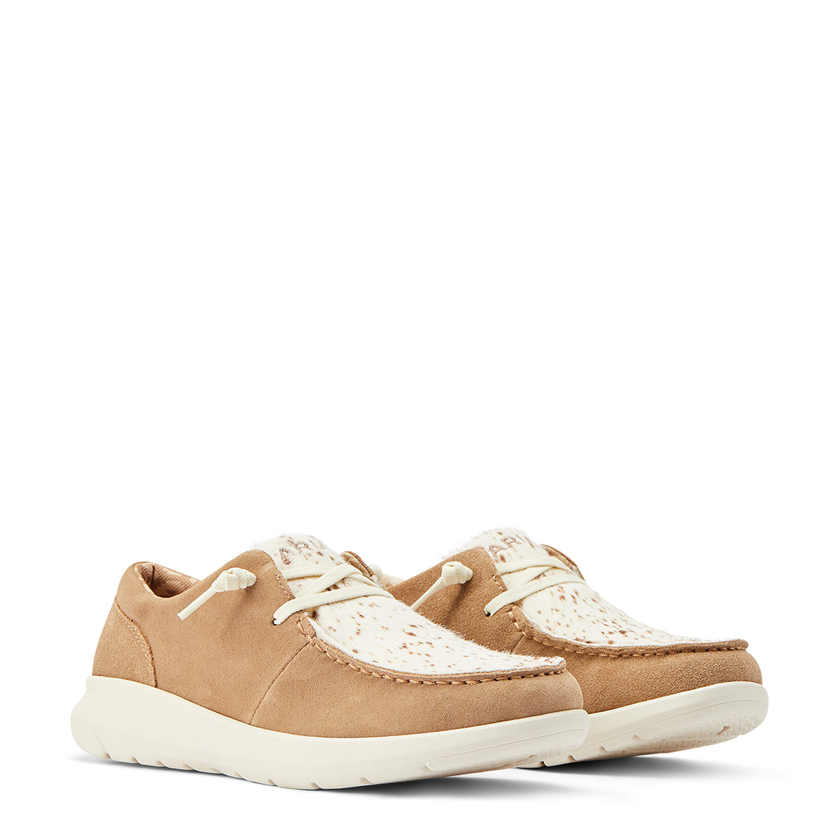 ARIAT WOMENS HILO WALNUT / SPOTTED HAIR ON SHOES