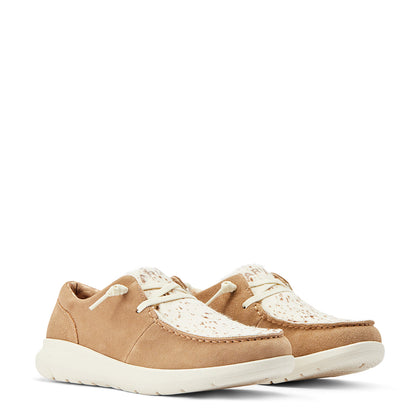 ARIAT WOMENS HILO WALNUT / SPOTTED HAIR ON SHOES