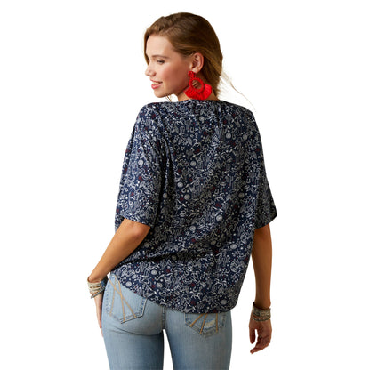 ARIAT WOMENS HOWDY PRINT WRAP