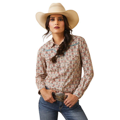 ARIAT WOMENS KIRBY CIMARRON SHIRT-Ranges Country