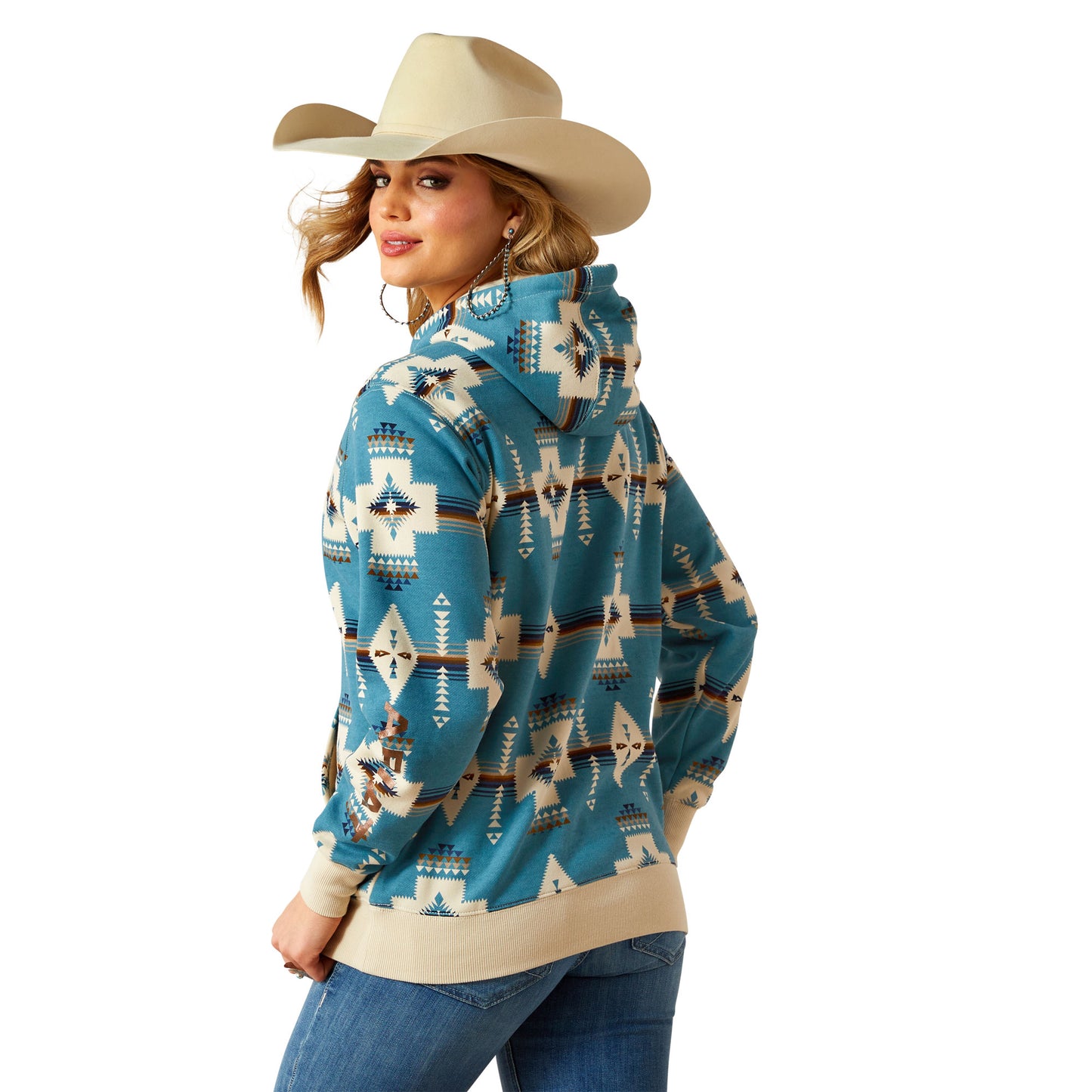 ARIAT WOMENS LOGO 2.0 PRINTED HOODY