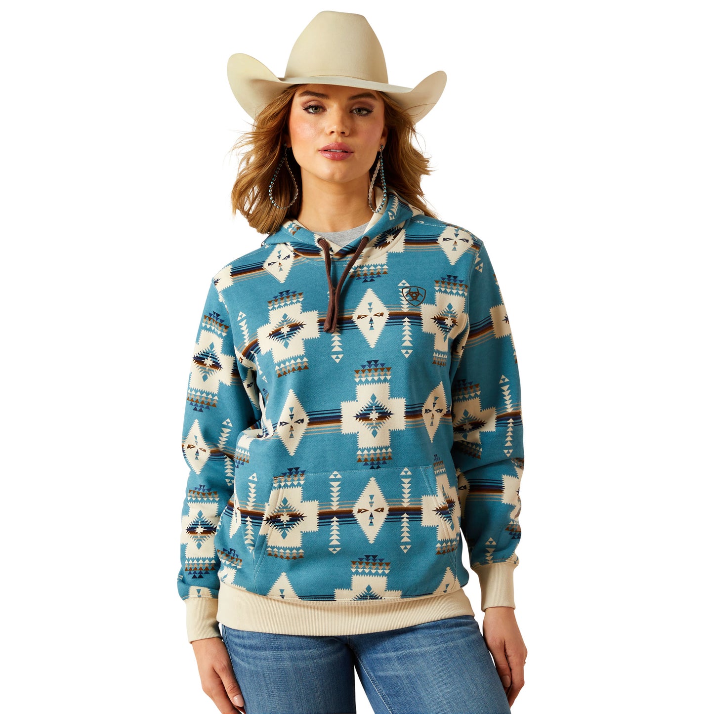 ARIAT WOMENS LOGO 2.0 PRINTED HOODY