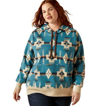 ARIAT WOMENS LOGO 2.0 PRINTED HOODY-Ranges Country