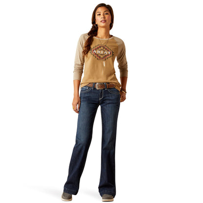 ARIAT WOMENS MID RISE TROUSER CAMILA JEANS