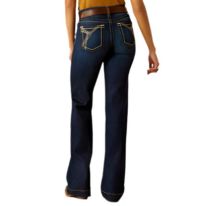 ARIAT WOMENS MID RISE TROUSER LIZZIE PENNYSLYVANIA JEANS-Ranges Country