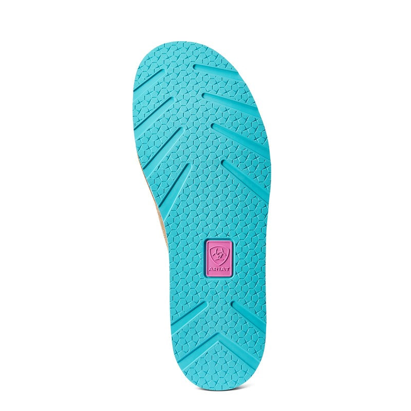 ARIAT WOMENS NEON LIGHTS CRUISER MOCCASINS