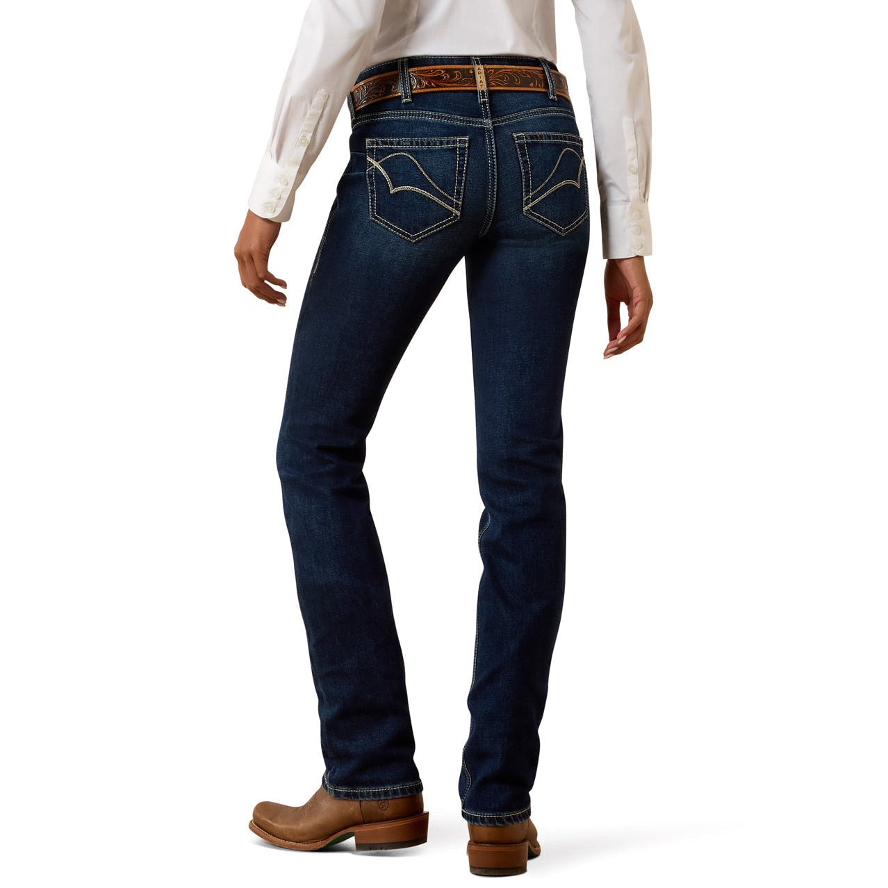 ARIAT WOMENS PERFECT RISE ACCLIMATISE STRAIGHT HARPER SONOMA JEANS-Ranges Country