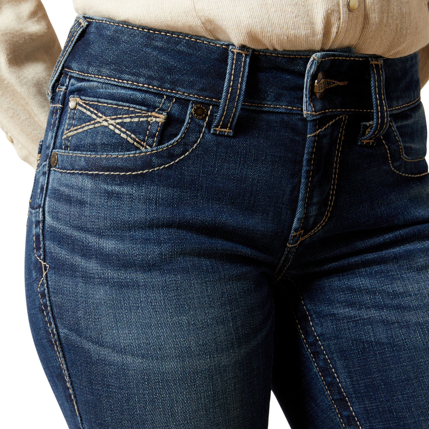 ARIAT WOMENS PERFECT RISE BOOT CUT ADALYNNE BARRYESSA JEANS