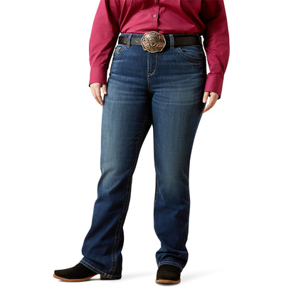 ARIAT WOMENS PERFECT RISE BOOT CUT ADALYNNE BARRYESSA JEANS