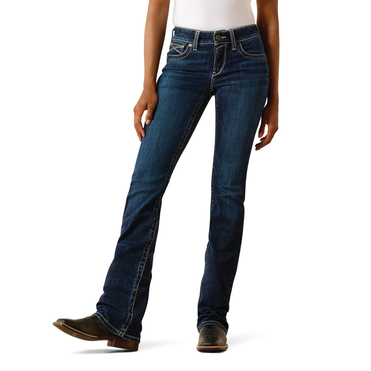 ARIAT WOMENS PERFECT RISE BOOT CUT CELIA SALINAS JEANS