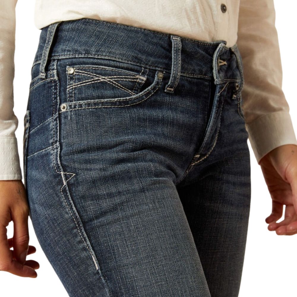 ARIAT WOMENS PERFECT RISE BOOT CUT ESTI MISSOURI JEANS