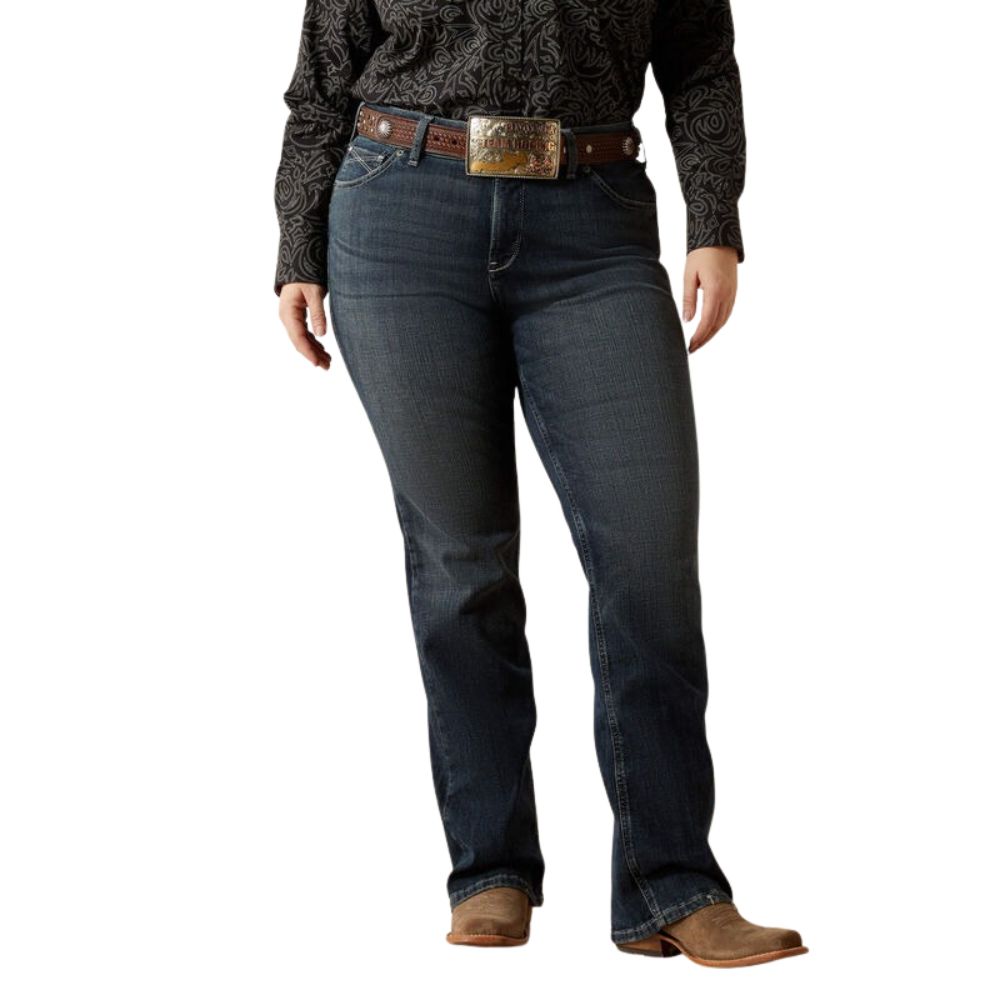 ARIAT WOMENS PERFECT RISE BOOT CUT ESTI MISSOURI JEANS