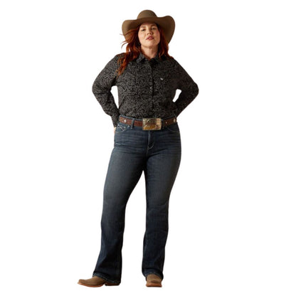 ARIAT WOMENS PERFECT RISE BOOT CUT ESTI MISSOURI JEANS