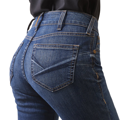 ARIAT WOMENS PERFECT RISE BOOT CUT JEANS (REG LEG)