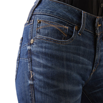 ARIAT WOMENS PERFECT RISE BOOT CUT JEANS (REG LEG)