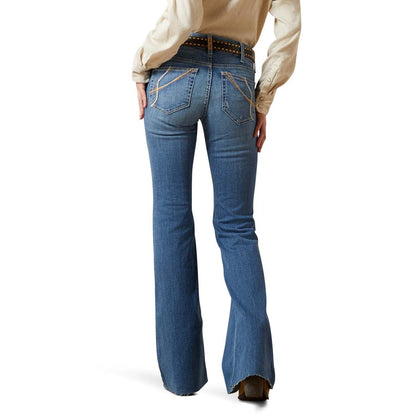 ARIAT WOMENS PERFECT RISE FLARE ANDREA BELFAIRE JEANS-Ranges Country