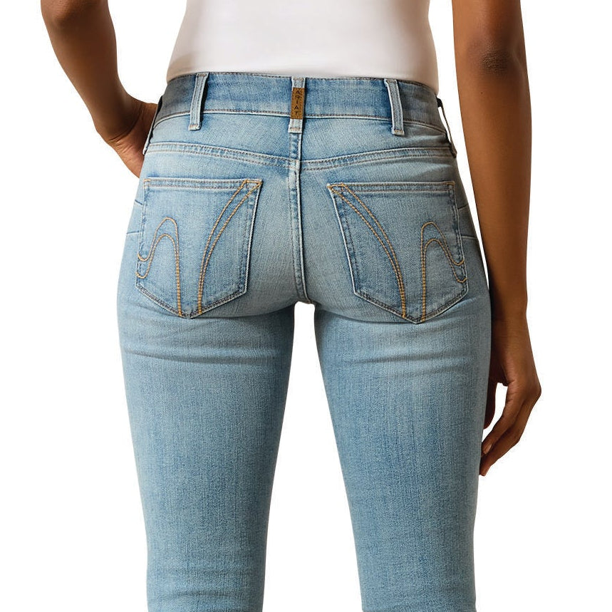 ARIAT WOMENS PERFECT RISE FLARE TAMMY CONNECTICUT JEANS