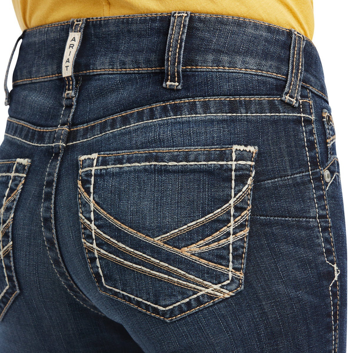 ARIAT WOMENS REAL PERFECT RISE BOOT CUT JEANS