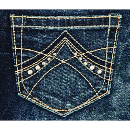 ARIAT WOMENS REAL SPITFIRE BOOT CUT JEANS (REG LEG)