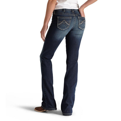 ARIAT WOMENS REAL SPITFIRE BOOT CUT JEANS (REG LEG)-Ranges Country