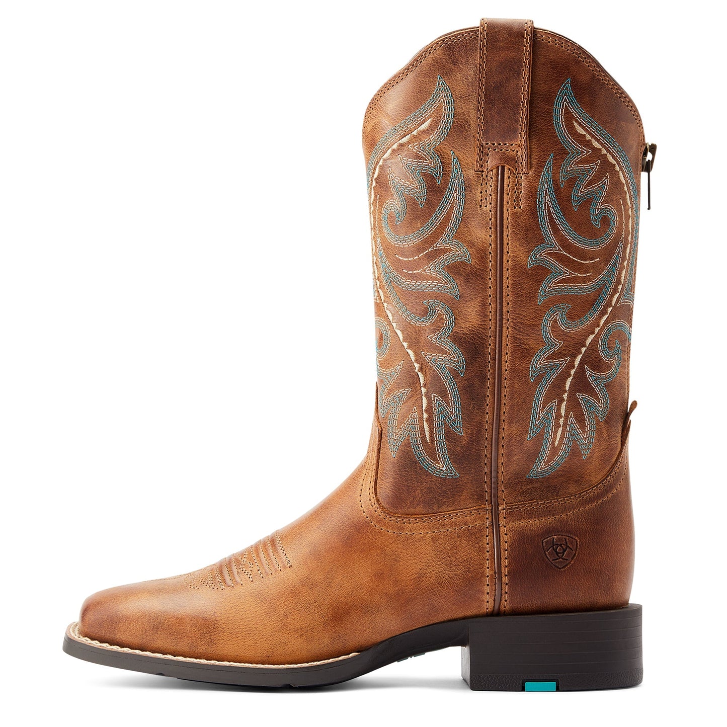 ARIAT WOMENS ROUND UP BACK ZIP BOOTS