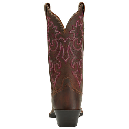 ARIAT WOMENS ROUND UP SQUARE TOE BOOTS
