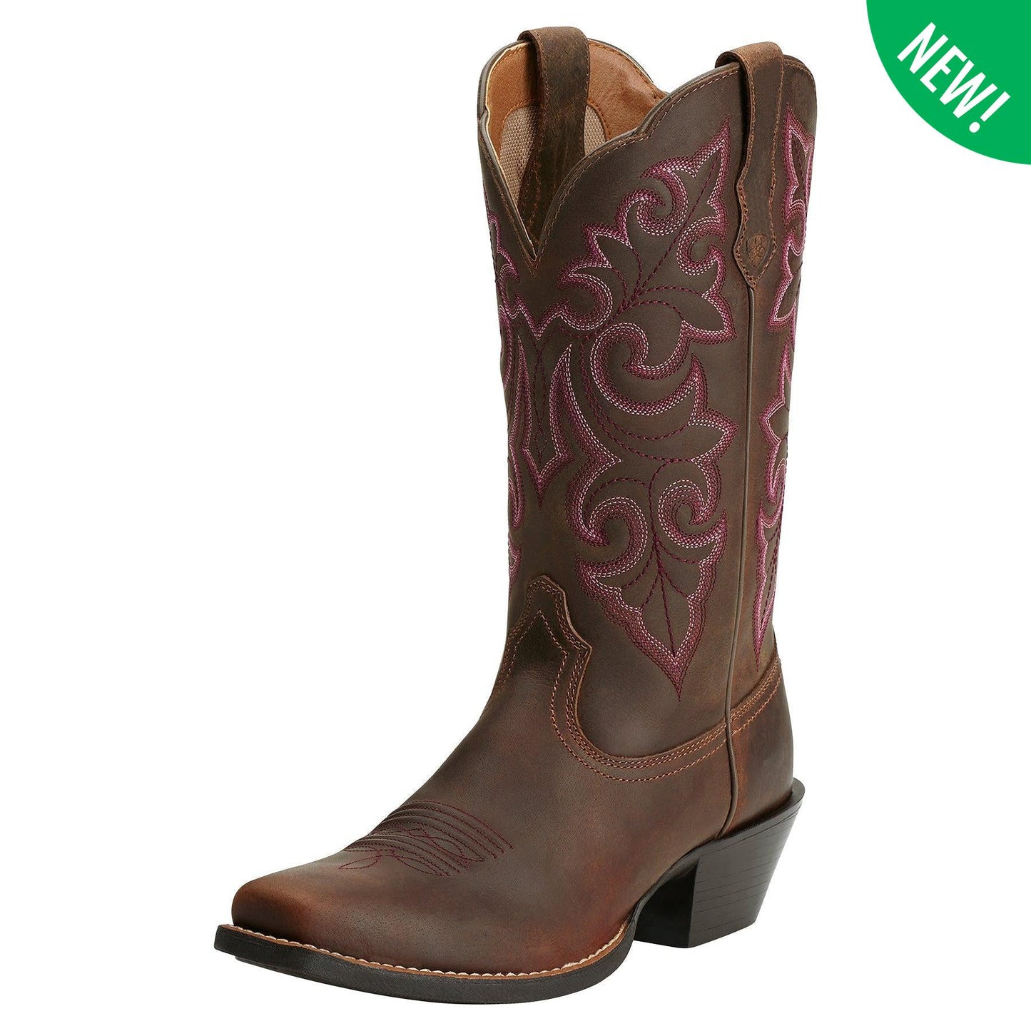 ARIAT WOMENS ROUND UP SQUARE TOE BOOTS-Ranges Country