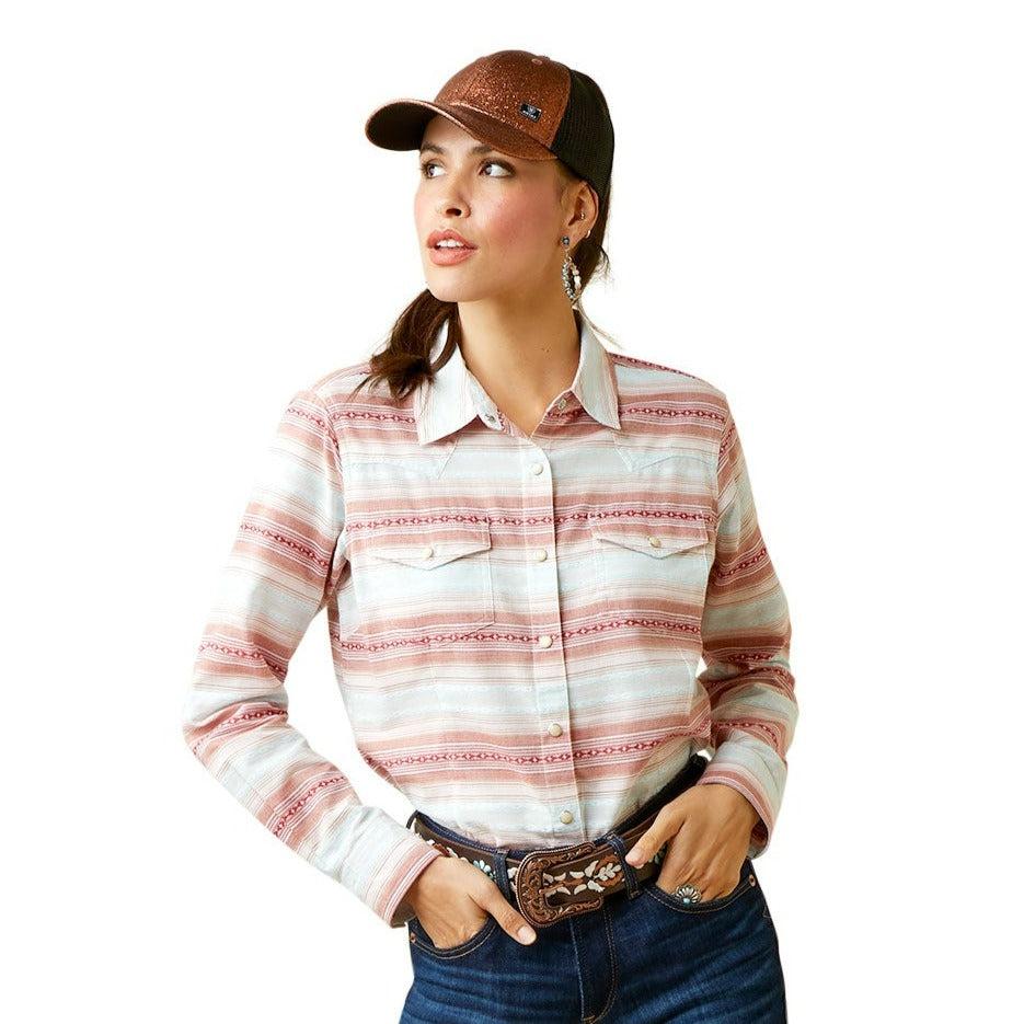 ARIAT WOMENS SAVANNAH SNAP SHIRT-Ranges Country