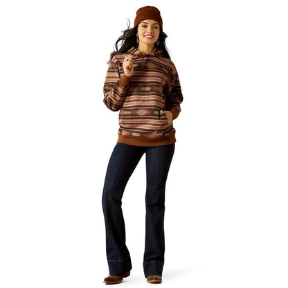 ARIAT WOMENS SKYLINE SERAPE HOODY