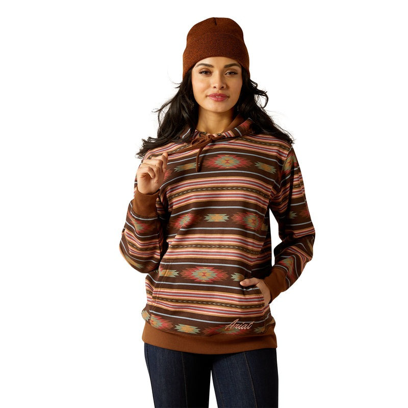 ARIAT WOMENS SKYLINE SERAPE HOODY