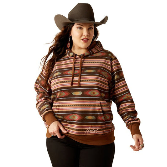 ARIAT WOMENS SKYLINE SERAPE HOODY-Ranges Country