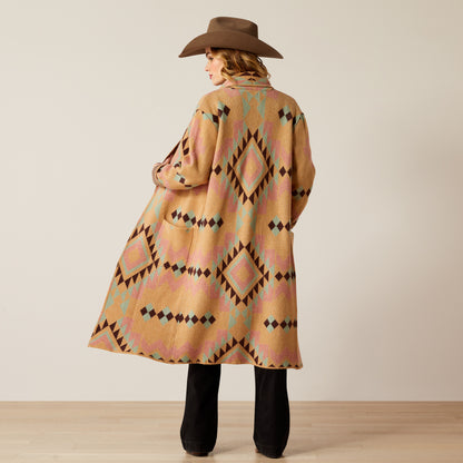 ARIAT WOMENS SUNSET CHIC BLANKET COAT