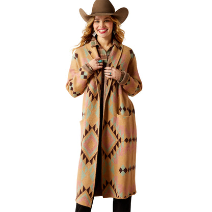 ARIAT WOMENS SUNSET CHIC BLANKET COAT