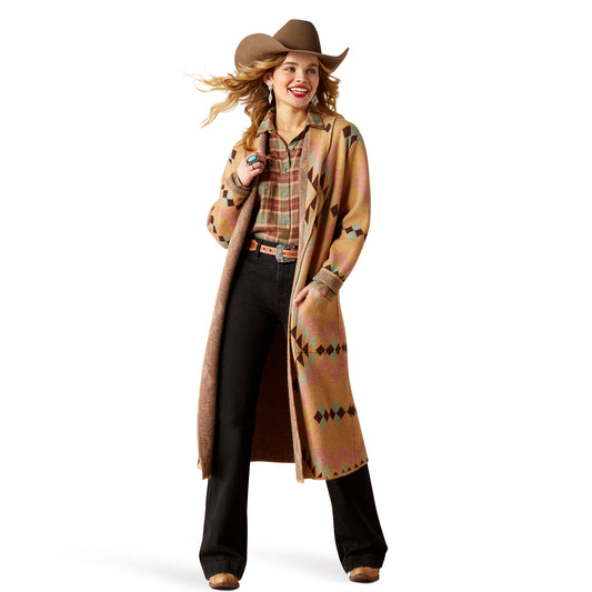 ARIAT WOMENS SUNSET CHIC BLANKET COAT-Ranges Country