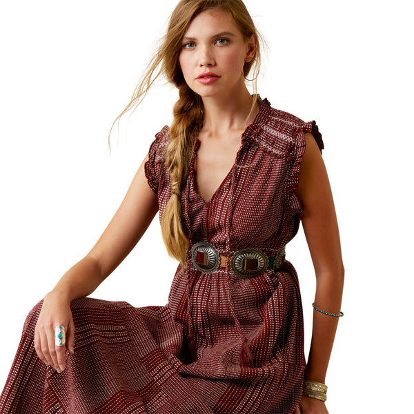 ARIAT WOMENS SUNSET STATE OF MIND DRESS