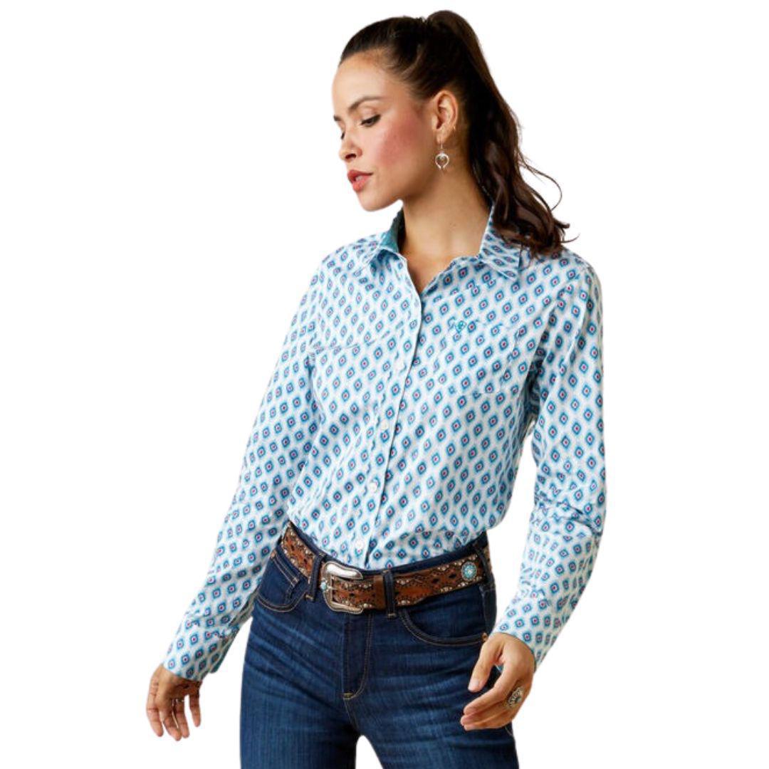 ARIAT WOMENS TEAM KIRBY STRETCH SHIRT-Ranges Country