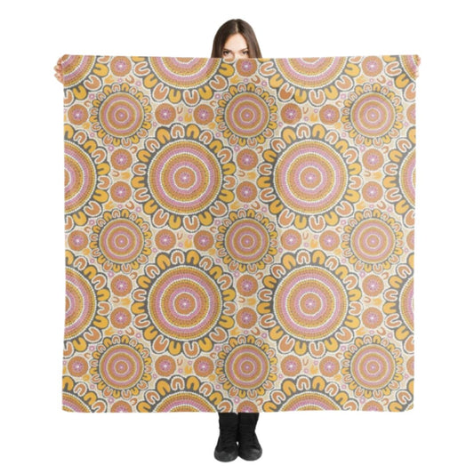 ART BY DEBBIE PRINTED SCARF-Ranges Country