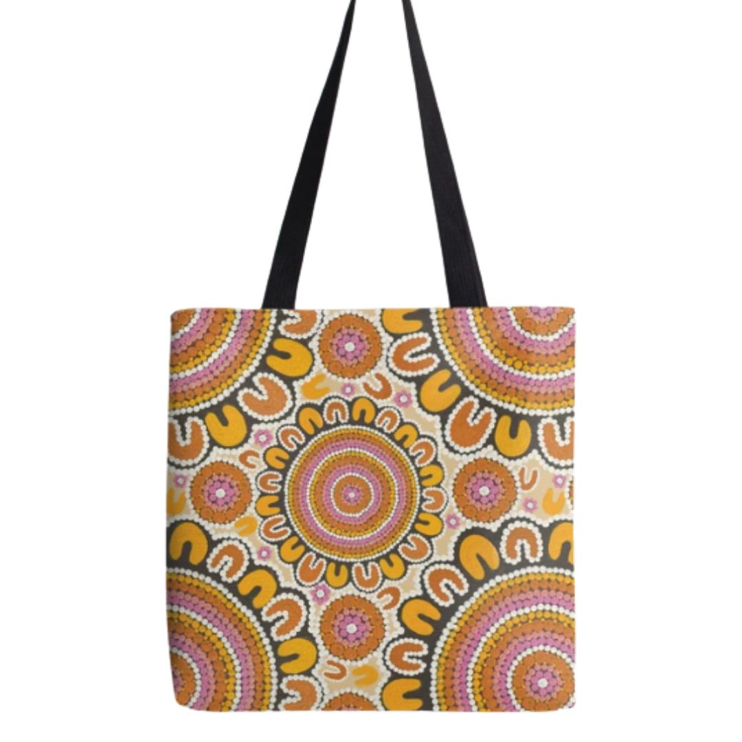ART BY DEBBIE PRINTED TOTE BAG-Ranges Country
