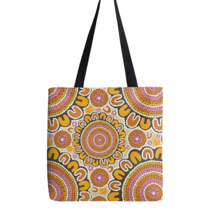 ART BY DEBBIE PRINTED TOTE BAG-Ranges Country