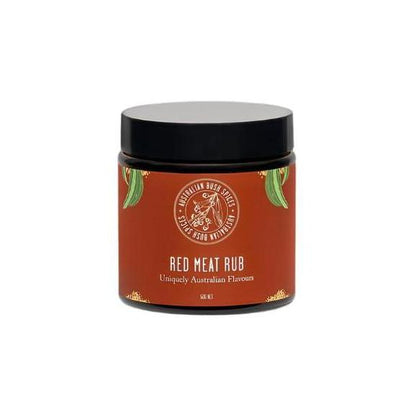 AUSTRALIAN BUSH SPICES RED MEAT RUB 60g-Ranges Country