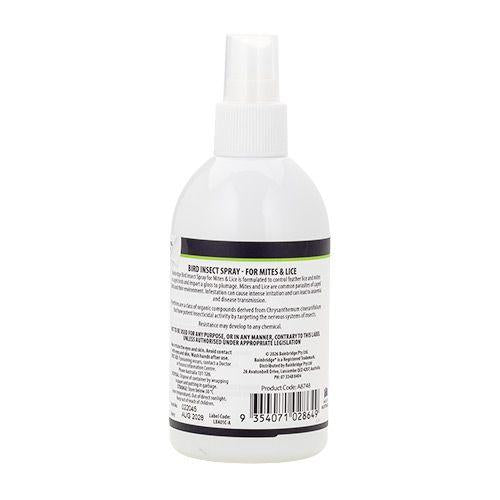 BAINBRIDGE BIRD INSECT SPRAY FOR MITES & LICE 250ML
