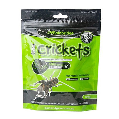 BAINBRIDGE DRIED CRICKETS 250g-Ranges Country