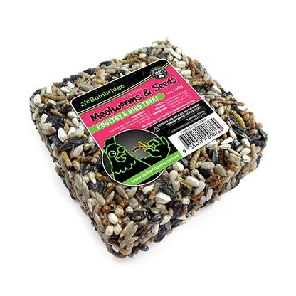 BAINBRIDGE MEALWORMS AND SEEDS TREAT BLOCK