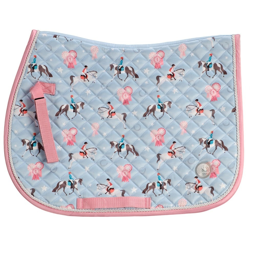 BAMBINO PONY PRINT SADDLE PAD-Ranges Country