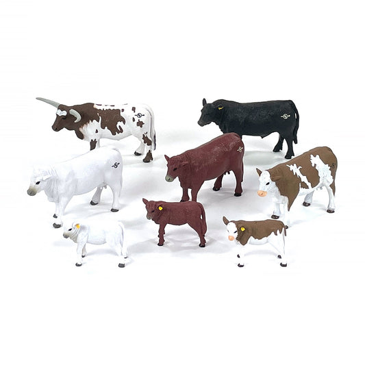 BIG COUNTRY TOYS CATTLE SET 8pc-Ranges Country