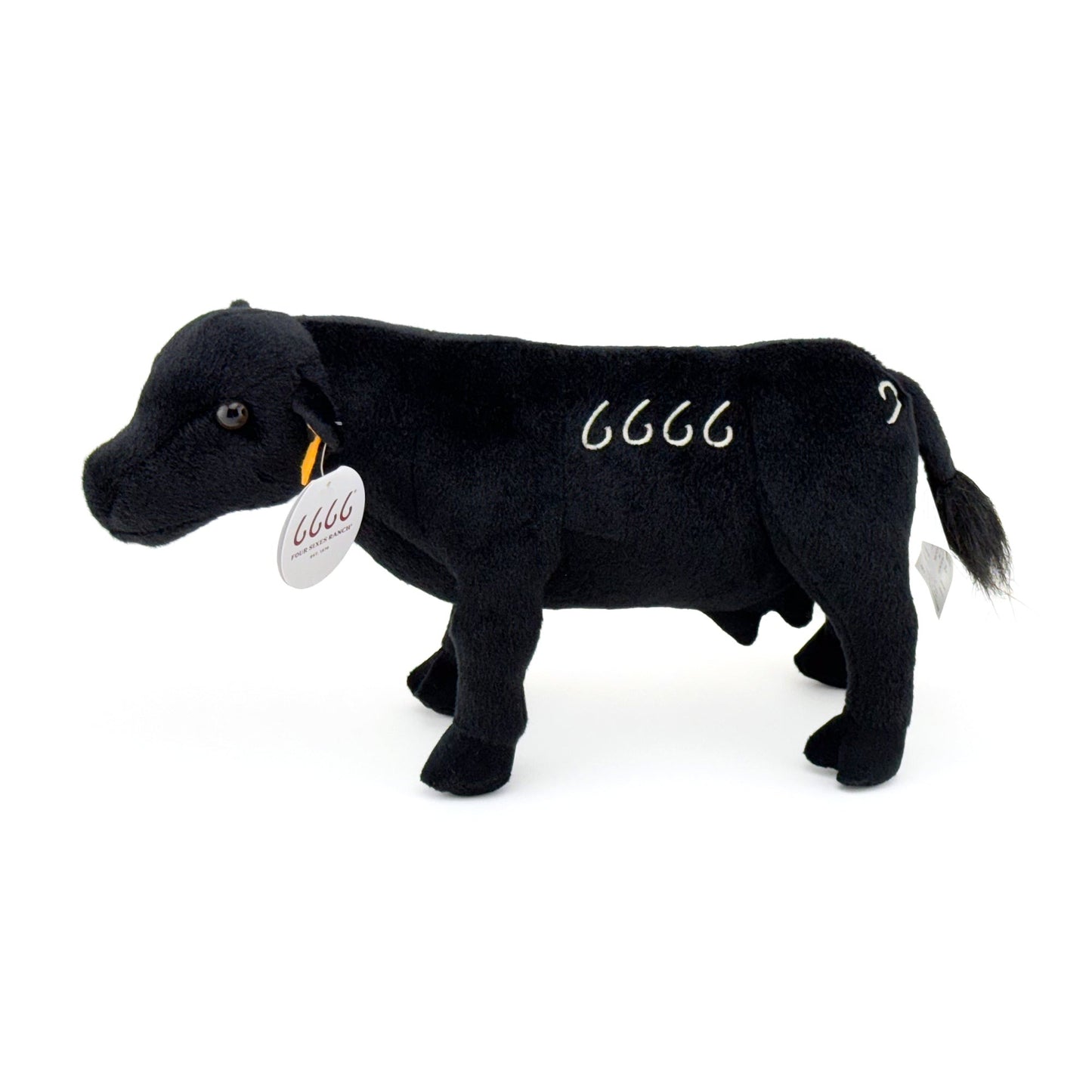 BIG COUNTRY TOYS FOUR SIXES BLACK ANGUS PLUSH 14in